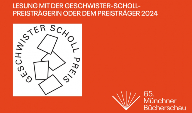 Lesung mit dem/der Geschwister-Scholl-Preisträger/in 2024 © München Ticket GmbH